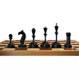 Шахматы и дуба и ясеня "Ретро 70-х" фигуры из ясеня