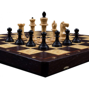 Chess made of African wood and Colchian boxwood "Staunton compact"