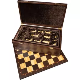 Chess made of wenge and boxwood "Staunton retro"