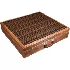 Boxwood and wenge chess "Rezans"