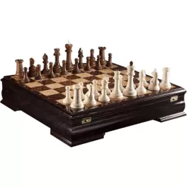 Шахматы из бивня мамонта "Стаунтон. Империя"