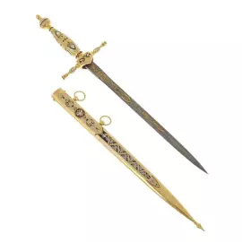 Кортик адмиральский "Россия" дамаск, Златоуст