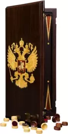 Backgammon "Coat of Arms of Russia"