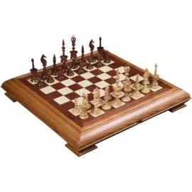 Chess made of ash "Selenus"