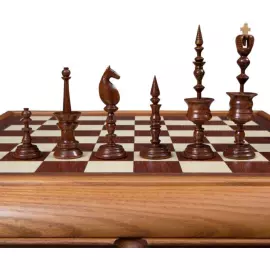 Chess made of ash "Selenus"