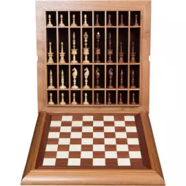 Chess made of ash "Selenus"