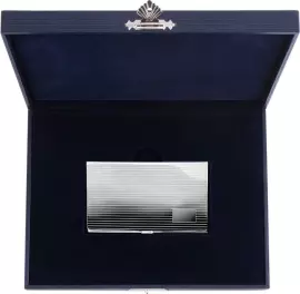 Серебряная визитница "Тень"