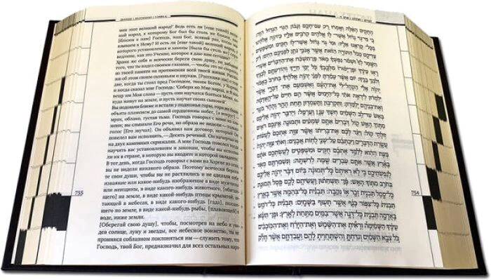 Leather-bound book "Torah with Haftarot" with filigree (silver)