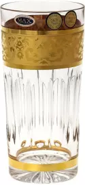 Set of "Gold" water glasses for 6 people