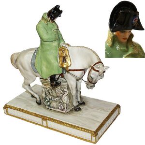 The statuette "Napoleon the vanquished"