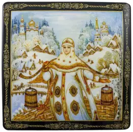 Шкатулка для украшений "Зимняя сказка" Холуй