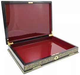 Шкатулка для украшений "Охота с борзыми" Холуй