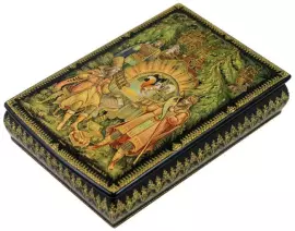 Шкатулка для украшений "Чудо-белка" малая, Холуй