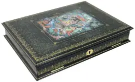 Шкатулка для бумаг "Игра в шахматы" Холуй Шкатулка для бумаг "Игра в шахматы" Холуй