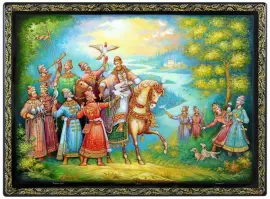 Ларец для украшений "Княжья охота" Холуй