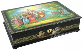Ларец для украшений "Княжья охота" Холуй