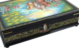 Ларец для украшений "Княжья охота" Холуй