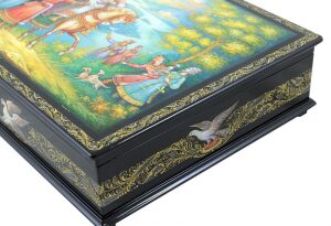 Ларец для украшений "Княжья охота" Холуй