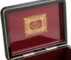 Шкатулка для украшений "Колядки" Холуй