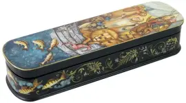 Набор из ручки со шкатулкой "Ноев ковчег" Палех Набор из ручки со шкатулкой "Ноев ковчег" Палех