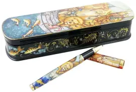 Набор из ручки со шкатулкой "Ноев ковчег" Палех Набор из ручки со шкатулкой "Ноев ковчег" Палех