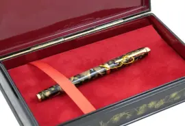 Набор: ручка в шкатулке "Охота" малый, Палех Набор: ручка в шкатулке "Охота" малый, Палех