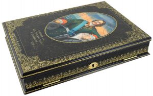The box for papers "Peter I" (Palekh)