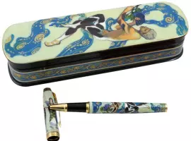 Набор: ручка в шкатулке "Послеполуденный сон Фавна" Палех