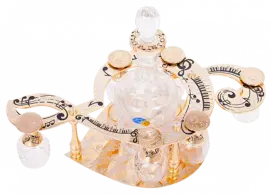 Набор для коньяка "Скрипичный ключ" на 6 персон, Златоуст Набор для коньяка "Скрипичный ключ" на 6 персон, Златоуст