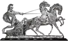 Статуэтка "Колесница" посеребренная