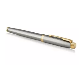 Набор: перьевая и шариковая ручка "IM Core" Brushed Metal GT