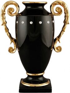 Vase with handles "Diana", color: black