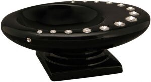 Fruit bowl "DIAMANTE", color: black