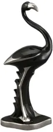 Статуэтка "Фламинго", цвет: чёрный с платиной Статуэтка "Фламинго", цвет: чёрный с платиной