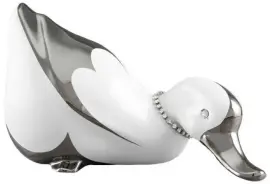 Статуэтка "Утка плавающая", цвет: белый Статуэтка "Утка плавающая", цвет: белый