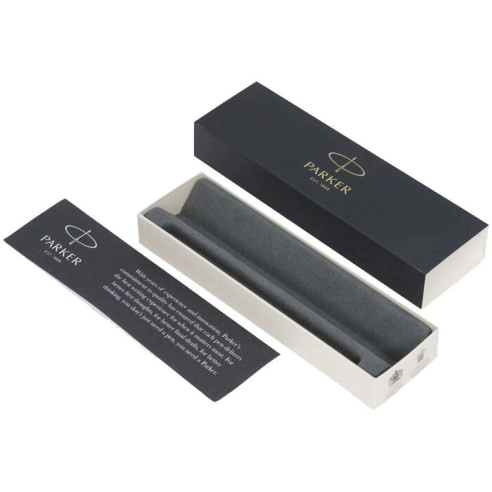 Engraved set: grey diary and ballpoint pen "Jotter Essential" St. Steel GT M