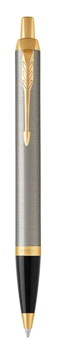 Engraved set: undated diary and ballpoint pen "IM Metal" Brushed Metal GT