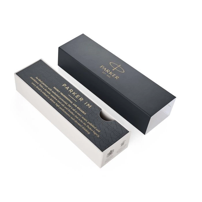 Engraved set: undated diary and ballpoint pen "IM Metal" Black GT