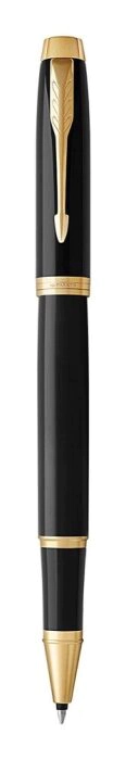 Engraved set: diary and roller pen "IM" Black GT