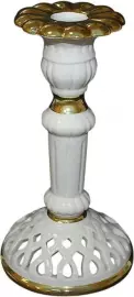 Ceramic candle holder "Baroque"