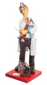 The author's statuette "The Doctor"