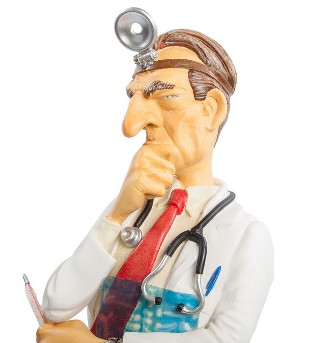 The author's statuette "The Doctor"