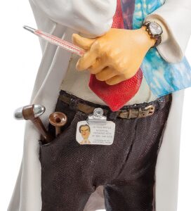 The author's statuette "The Doctor"