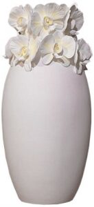 Vase with orchids