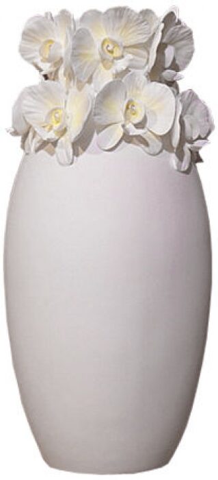 Vase with orchids