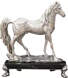 Sculpture "Horse" with rhinestones