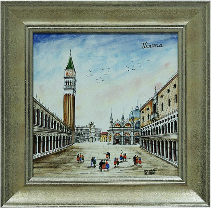 Painting "Piazzetta San Marco" with a frame