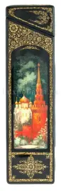 Футляр для бутылки "Москва" Палех Футляр для бутылки "Москва" Палех