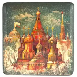 Футляр для бутылки "Москва" Палех Футляр для бутылки "Москва" Палех