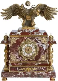 Сейф-часы "Империал" со шкатулкой, яшма Сейф-часы "Империал" со шкатулкой, яшма